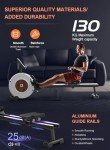 Compact Magnetic Rowing Machine with Adjustable Resistance