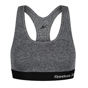 Reebok Women's Grey Marl Sports Crop Top