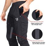 Men's Black Gym Joggers with Pockets
