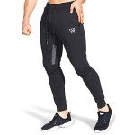Men's Black Gym Joggers with Pockets