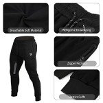 Men's Black Gym Joggers with Pockets
