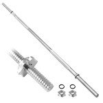 Chrome Barbell Bar with Spin Lock for Weight Training