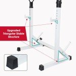 Adjustable Multi-Function Squat Rack for Home Gym