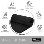 Extra Thick Non-Slip Yoga Mat with Strap