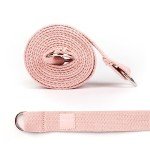 2-in-1 Adjustable Yoga Strap for Stretching - Pink