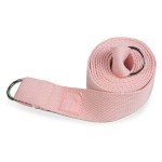 2-in-1 Adjustable Yoga Strap for Stretching - Pink