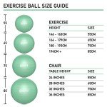 OXFIT Anti-Burst Yoga Ball with Pump - Mint Green
