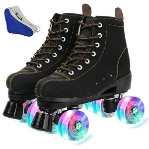 Adjustable Double Row Roller Skates for Adults