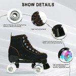 Adjustable Double Row Roller Skates for Adults