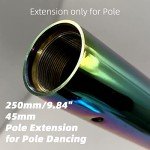 Colorful Adjustable 250mm Pole Extension for Dancing