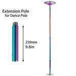 Colorful Adjustable 250mm Pole Extension for Dancing