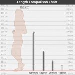 Colorful Adjustable 250mm Pole Extension for Dancing