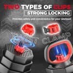 Adjustable Dumbbell Set: 4 in 1 Home Gym Equipment