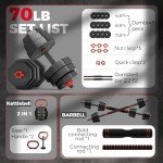 Adjustable Dumbbell Set: 4 in 1 Home Gym Equipment