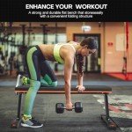 Panana Foldable Weight Bench for Home Workouts