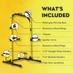 HulkFit Adjustable Power Rack for Home Workouts