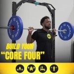 HulkFit Adjustable Power Rack for Home Workouts