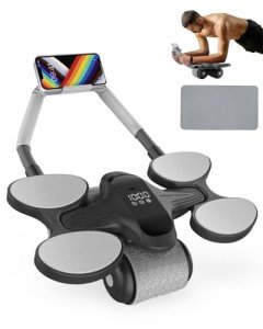 Automatic Ab Roller with Timer & LCD Display