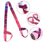 Adjustable Multicolor Yoga Mat Carry Strap
