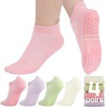 Non-Slip Grip Socks for Pilates and Yoga