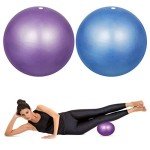 HQdeal 2-Pack 23cm Anti-Slip Pilates Balls