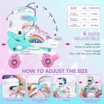 Adjustable Light Up Roller Skates for Kids
