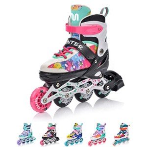 Adjustable 4-in-1 Inline Skates for Kids