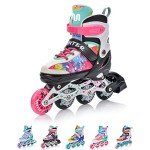 Adjustable 4-in-1 Inline Skates for Kids