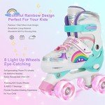 Adjustable Light Up Roller Skates for Kids