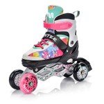 Adjustable 4-in-1 Inline Skates for Kids