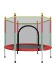 YORKING 140cm Safety Trampoline for Indoor/Outdoor Fun