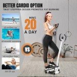 HLC Mini Stepper with Handlebar and Resistance Band
