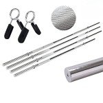 Standard 1-Inch Chrome Barbell with Collars - 5ft