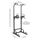 Phoenix Fitness Power Tower & Dip Station Set