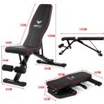 Adjustable Foldable Weight Bench for Full Body Workout