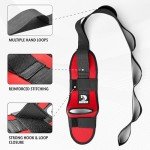 DMoose Foot and Calf Stretching Strap (Black)
