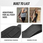 DMoose Foot and Calf Stretching Strap (Black)