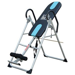 HOMCOM Adjustable Inversion Table - Silver & Black