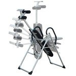 HOMCOM Adjustable Inversion Table - Silver & Black