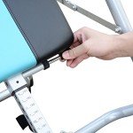 HOMCOM Adjustable Inversion Table - Silver & Black