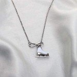 Ice Skate Charm Pendant Necklace for Skaters