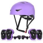 Kids Helmet and Pads Set for Ages 5-12