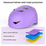 Kids Helmet and Pads Set for Ages 5-12
