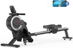 Dripex Adjustable Rowing Machine with Bluetooth Monitor