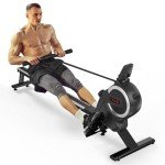 Dripex Adjustable Rowing Machine with Bluetooth Monitor