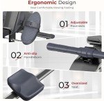 Dripex Adjustable Rowing Machine with Bluetooth Monitor
