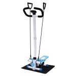 Adjustable Stepper Machine with Handlebars for Home