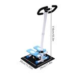 Adjustable Stepper Machine with Handlebars for Home