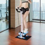Adjustable Stepper Machine with Handlebars for Home