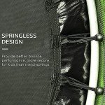 Kids Indoor Trampoline with Enclosure Net - Green